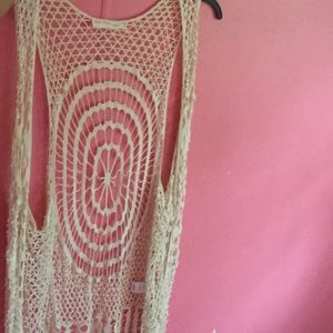 Bohemian throw over vest!